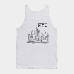 nyc doodle art 2024 pt3 Tank Top